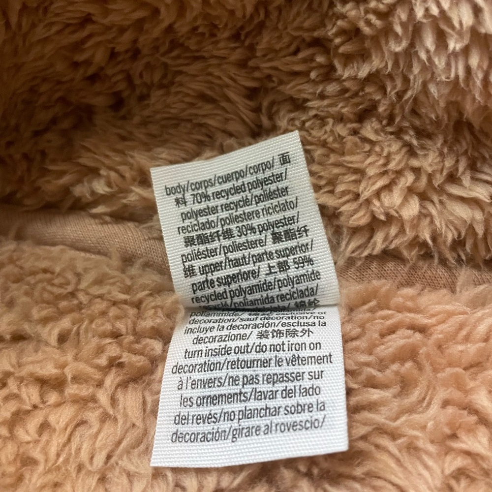 PINK VS Soft Tan Teddy Pullover Sz Small - Picture 8 of 8